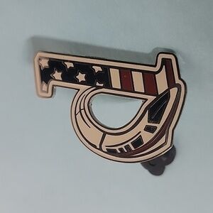 🌈2005 Walt Disney World Pin Character Icon Letter d Patriotic Monorail